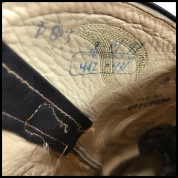 Tony Lama Vintage Natural Python Western Stitching Boots Style #8114 Size 7.5 D - Picture 13 of 16